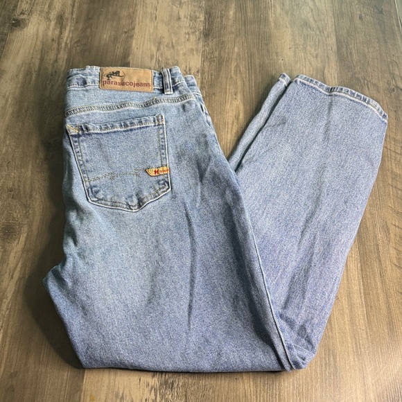 Parasuco Vintage Light Blue Relaxed Barrel Jeans for Women - Picture 1 of 7